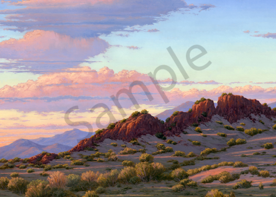 Desert Sunset Art | Terry Sauve Fine Art 