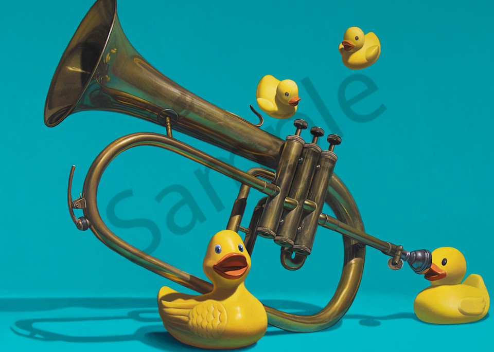 "Fowl Play" print by Kevin Grass