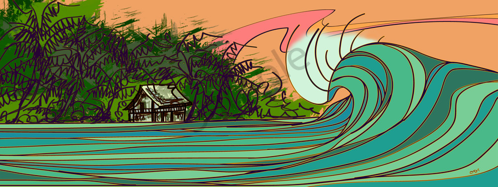 Surf Art | Da Surf Shack by Odi