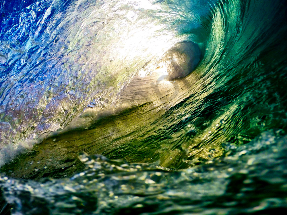Surf Photography | At the End of the Tunnel by Matt Kwock