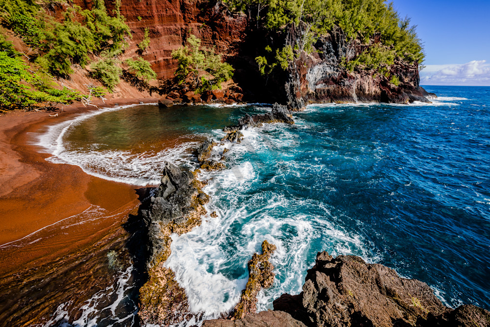 Hawaii Photography  |  Red Sand Beach by Shane Myers