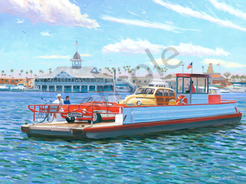 Balboa Island Ferry with Pavilion Balboa Island Ferry with Pavilion