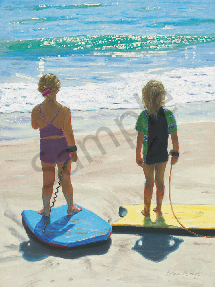 Girls on Boogie Boards Girls on Boogie Boards