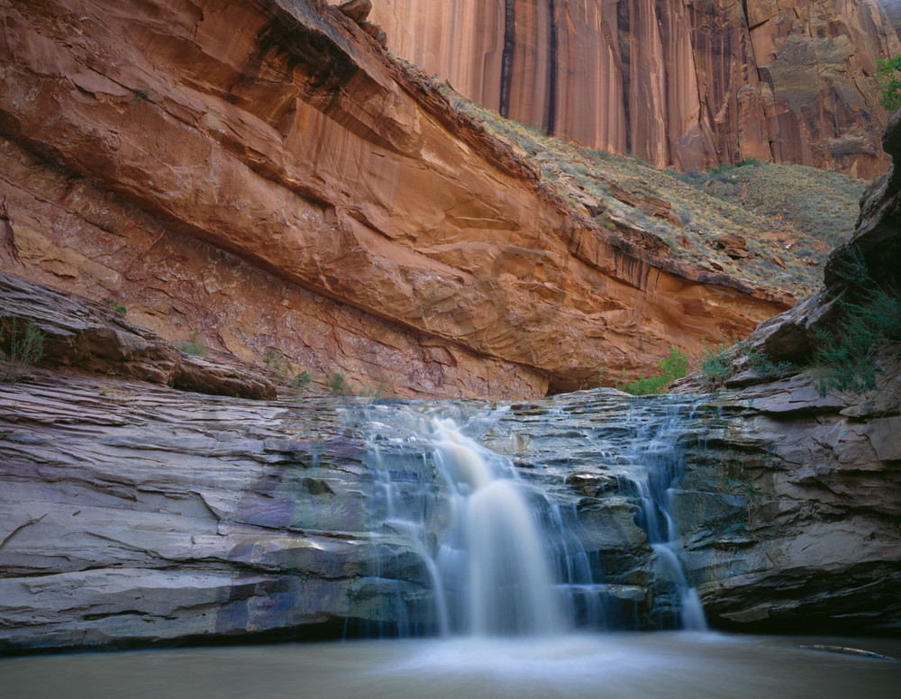 Waterfall in Coyote Gulch, Escalante Grand Staircase National Monument