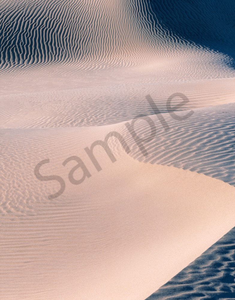 Wind swept sand dunes, Death Valley National Park