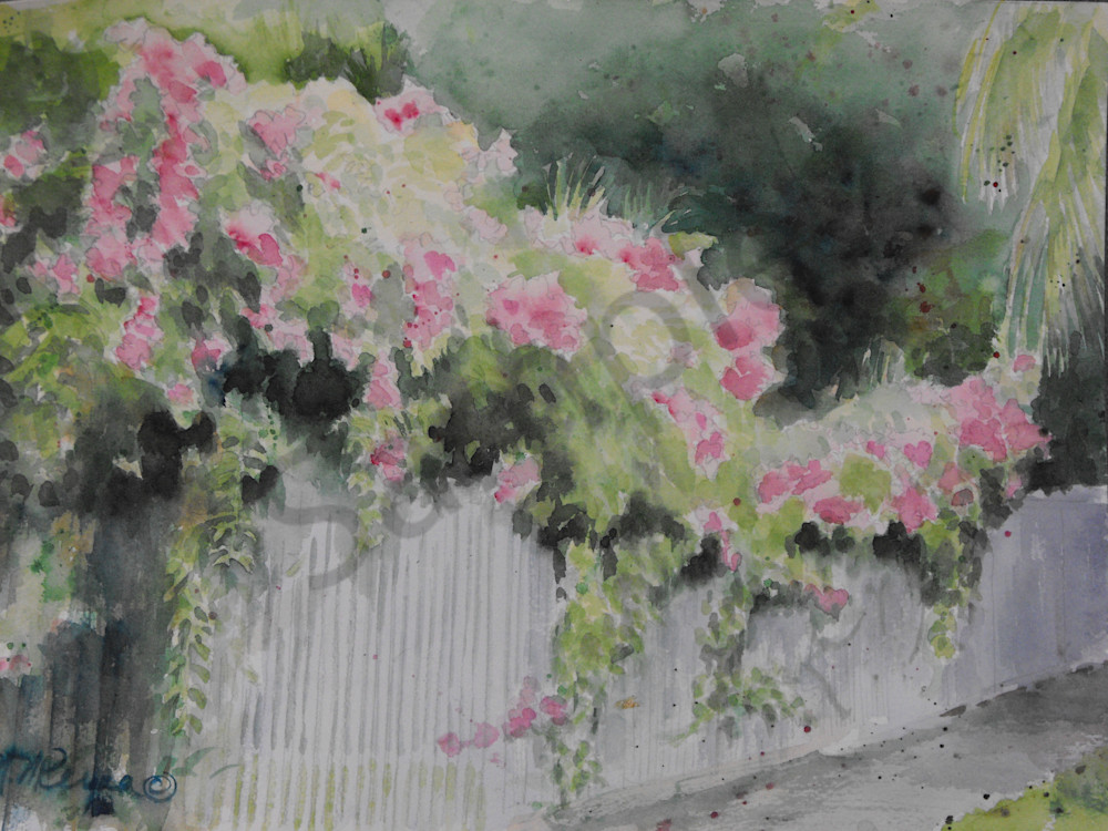 Blooming Fence Art for Sale