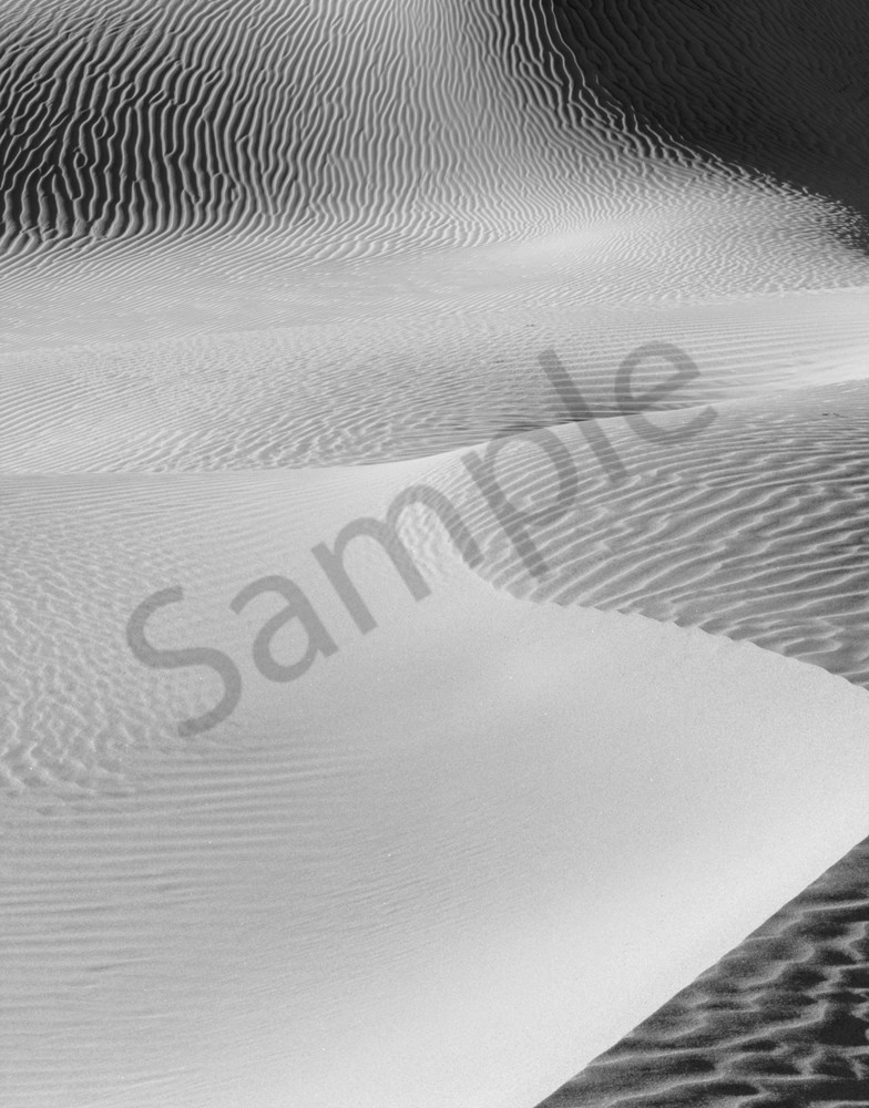 Sculptered sand dunes, Death Valley