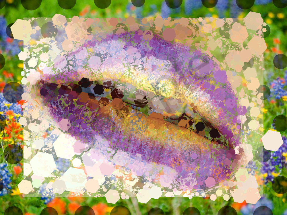 Purple Lips Artwork 