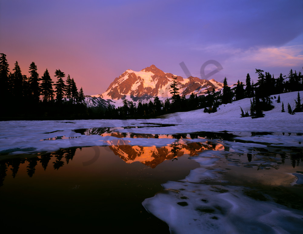 Mt. Shuksan and Picture Lake, North Cascades National Park, Washington