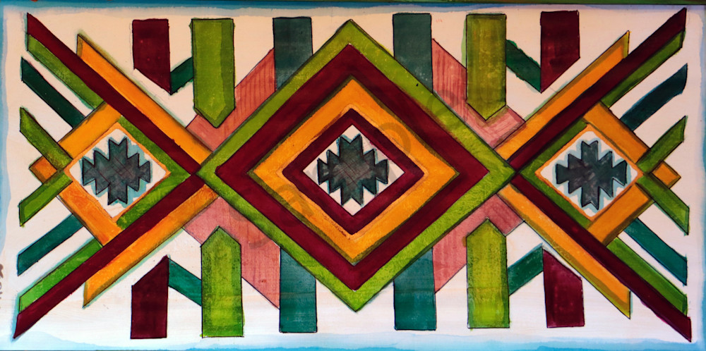 Tapestry Pattern Weaving Print