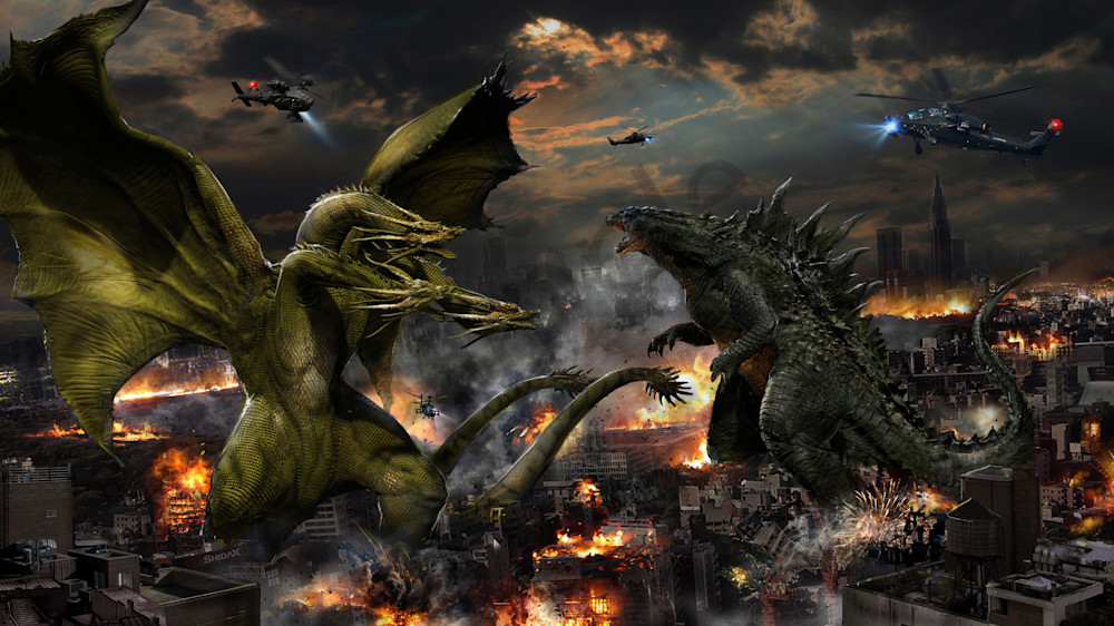 godzilla save the earth king ghidorah