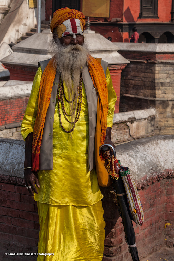 Hindu Holy Man Photography Art | Tom Fiore Photography