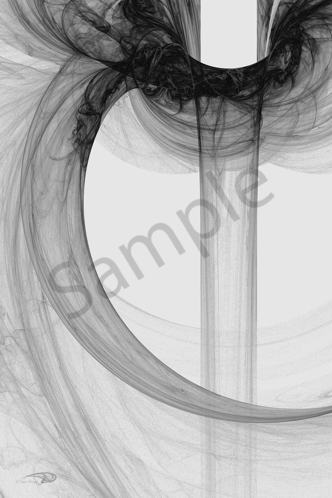 Liquid Smoke spilling over digital art by Cheri Freund