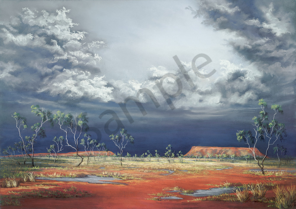 Mt Oxley Storm by Jenny Greentree