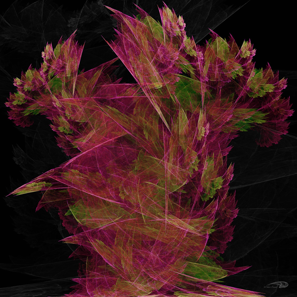 Geo FlowerN Vase digital art by Cheri Freund