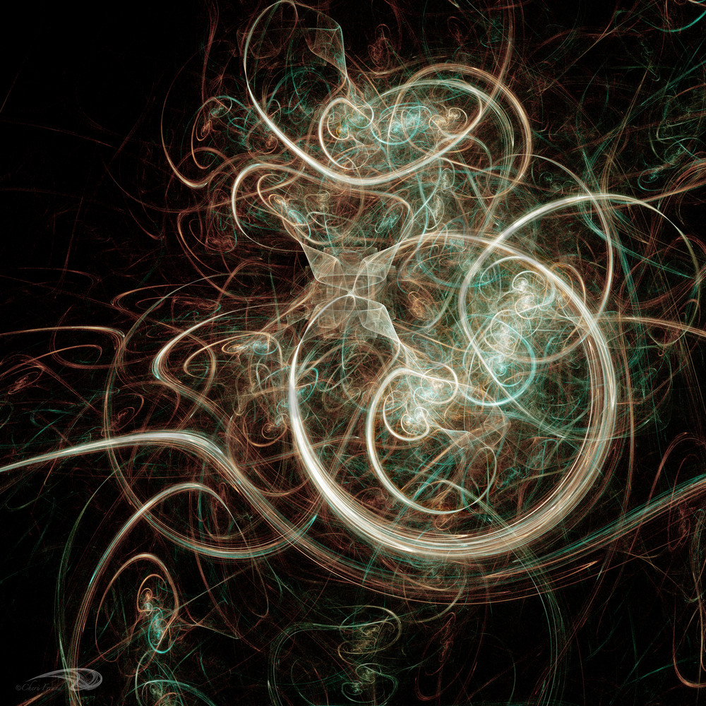 Copper Swirl digital art by Cheri Freund