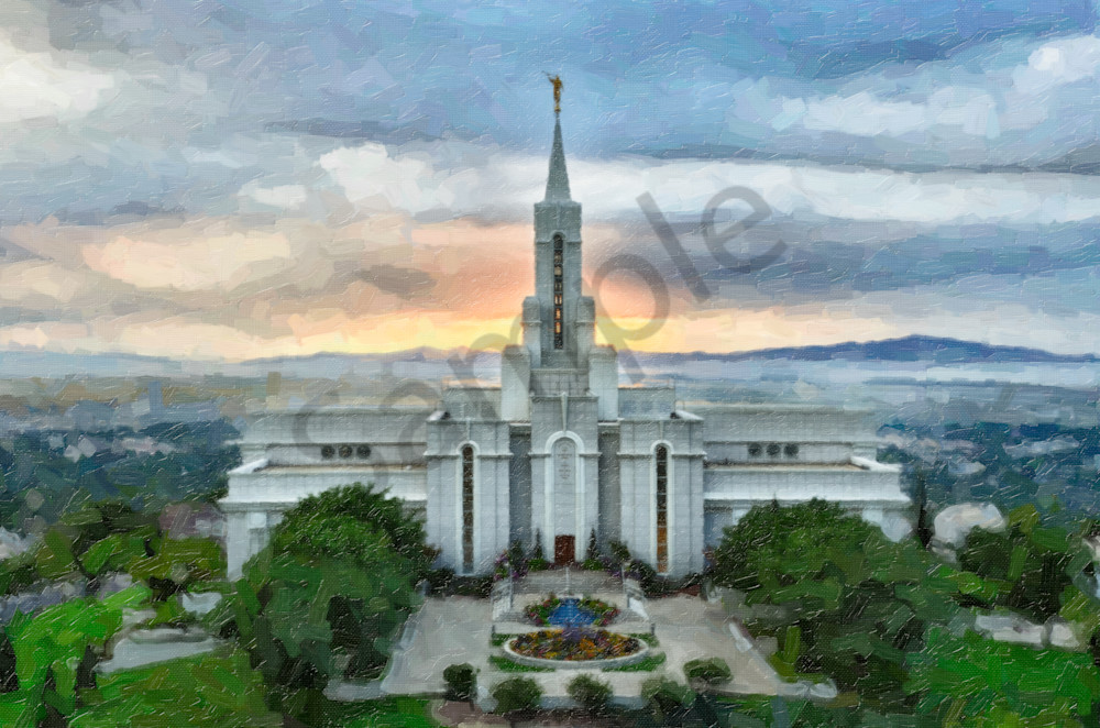 Life Everlasting -Bountiful Utah LDS Temple art