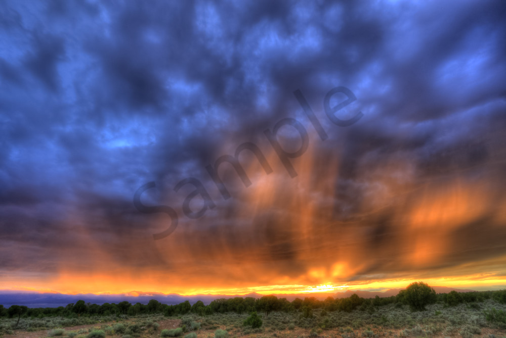 Hamlin Valley Sunset Storm Photography Art | Mason & Mason Images