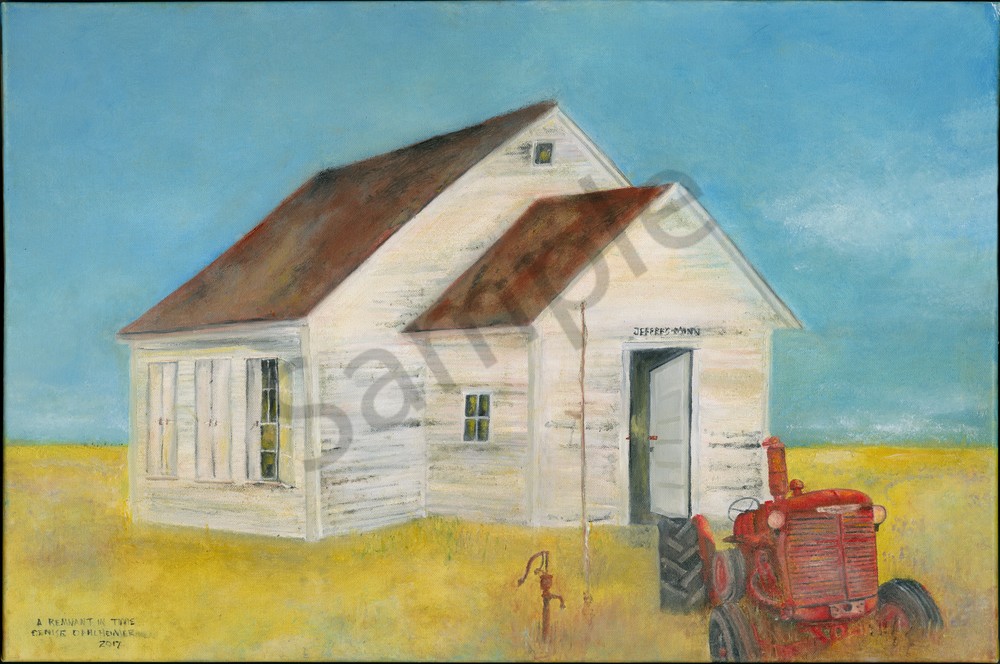 "Remnant In Time - School House" by Denise Dahlheimer | Prophetics Gallery