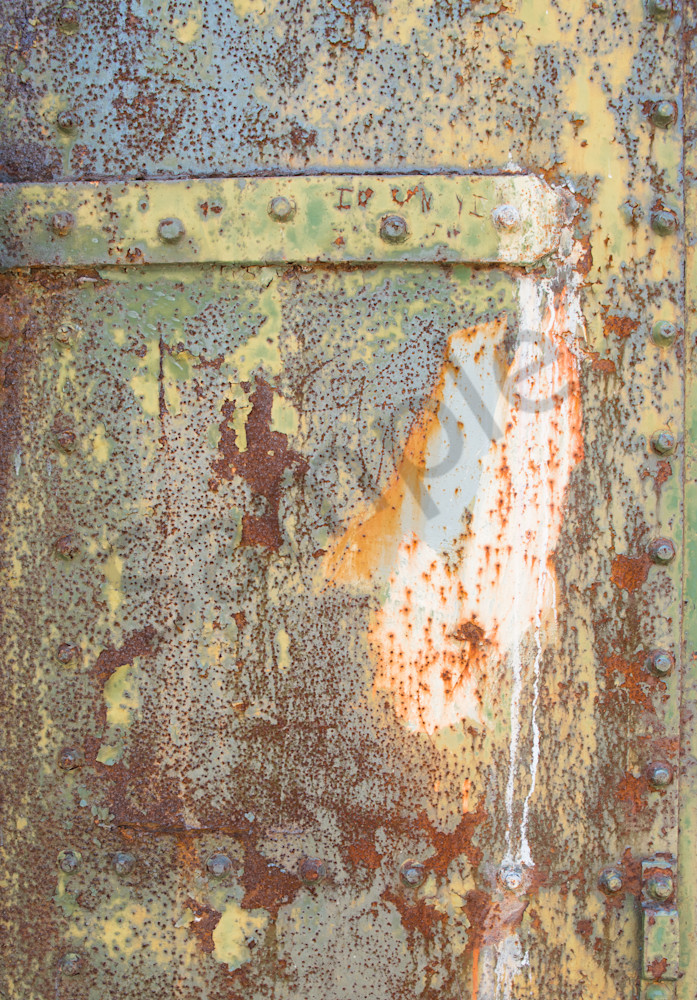 Rusted Bunker Door Photography Art | Barb Gonzalez Photography