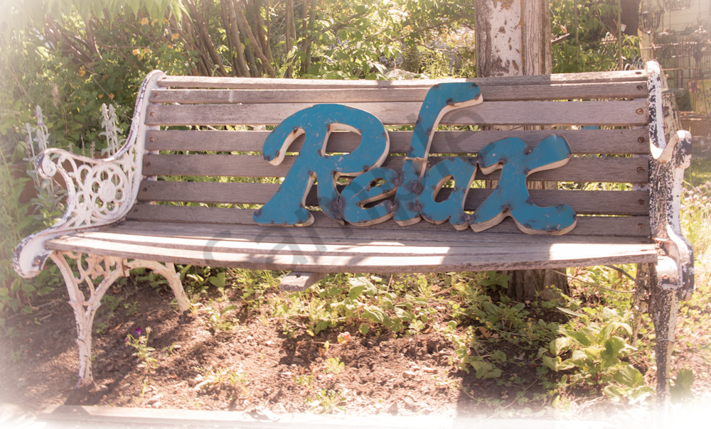 Relax Bench Photography Art | Barb Gonzalez Photography