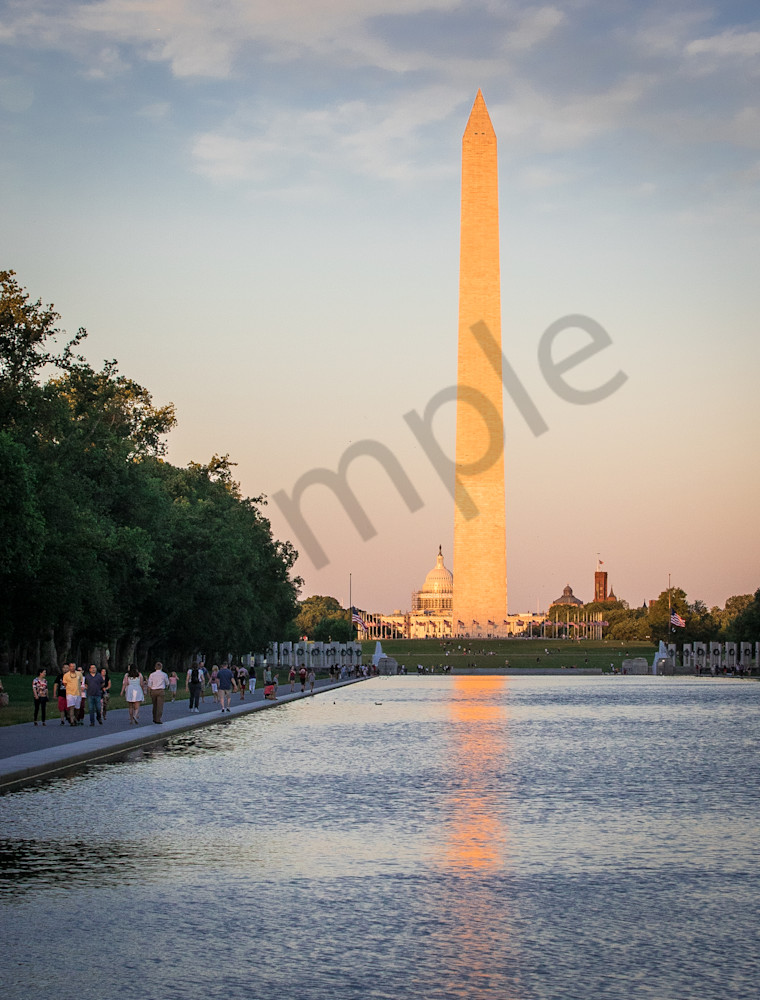 Washington Monument at Sunset Photo for Sale by Barb Gonzalez Photography