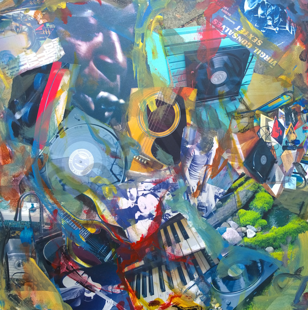 Buy All that Jazz - High Quality Print of Mixed Media original Dream  Mood