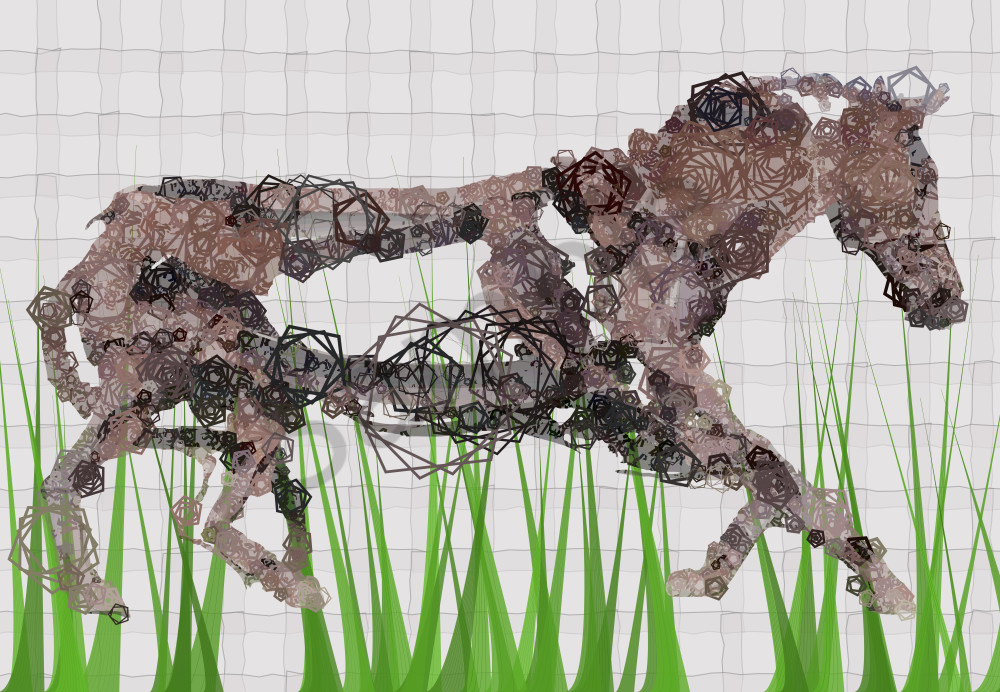Whiplash- Marque sculpture at Jamieson Ranch Winery Art Print