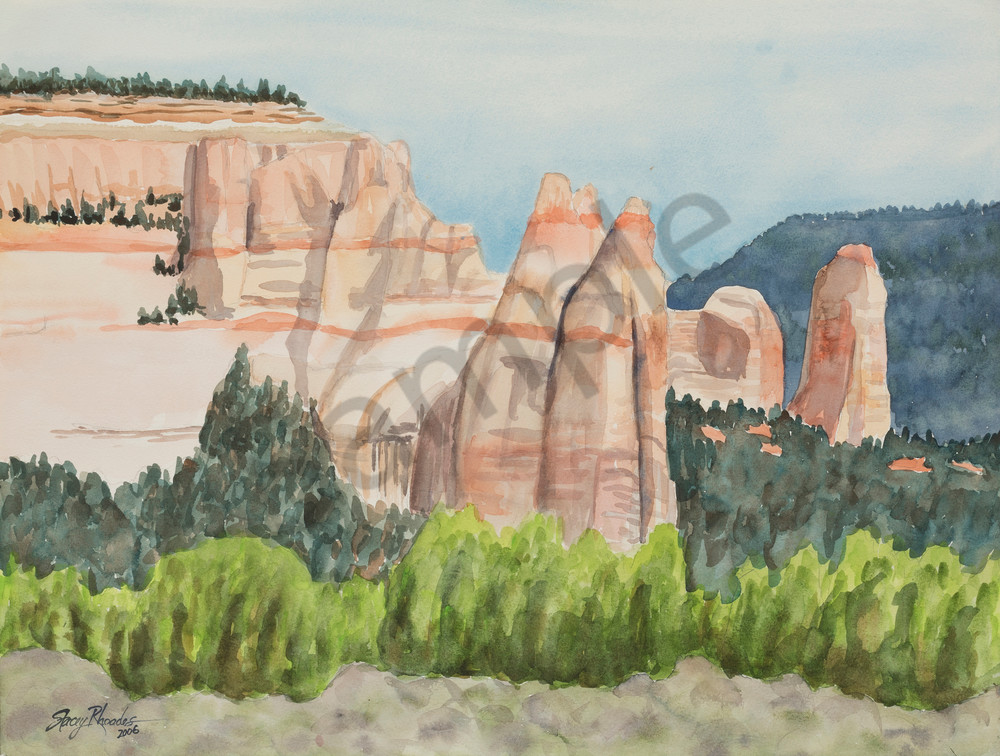 El Morro National Monument New Mexico Painting