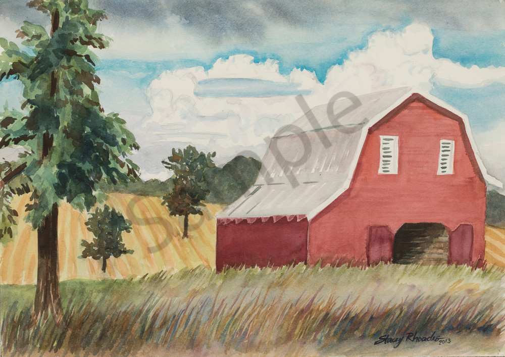 Red Barn, Evening Shade, Arkansas