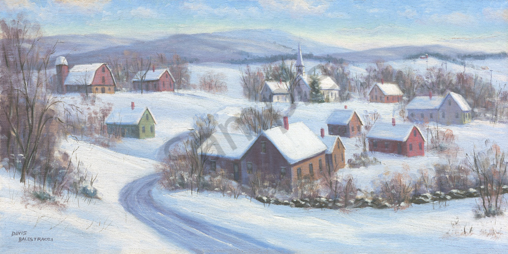 New England Winter Scene