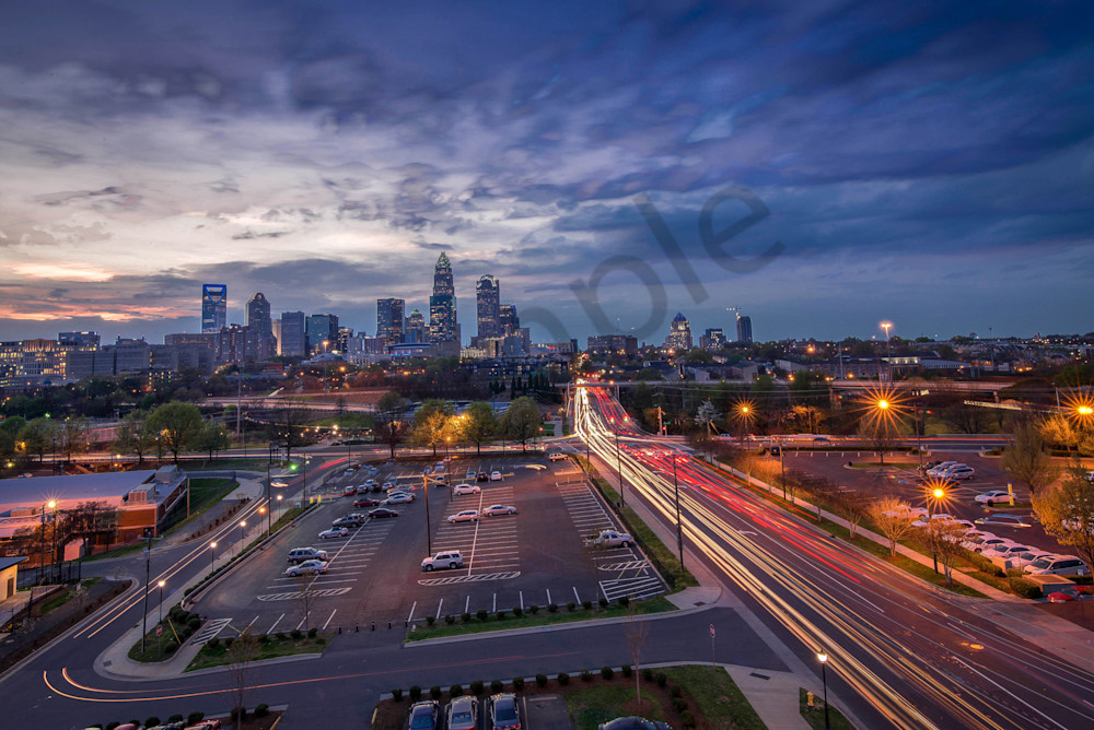 Charlotte During Rush Hour Photograph for Sale as Fine Art Charlotte During Rush Hour Photograph for Sale as Fine Art