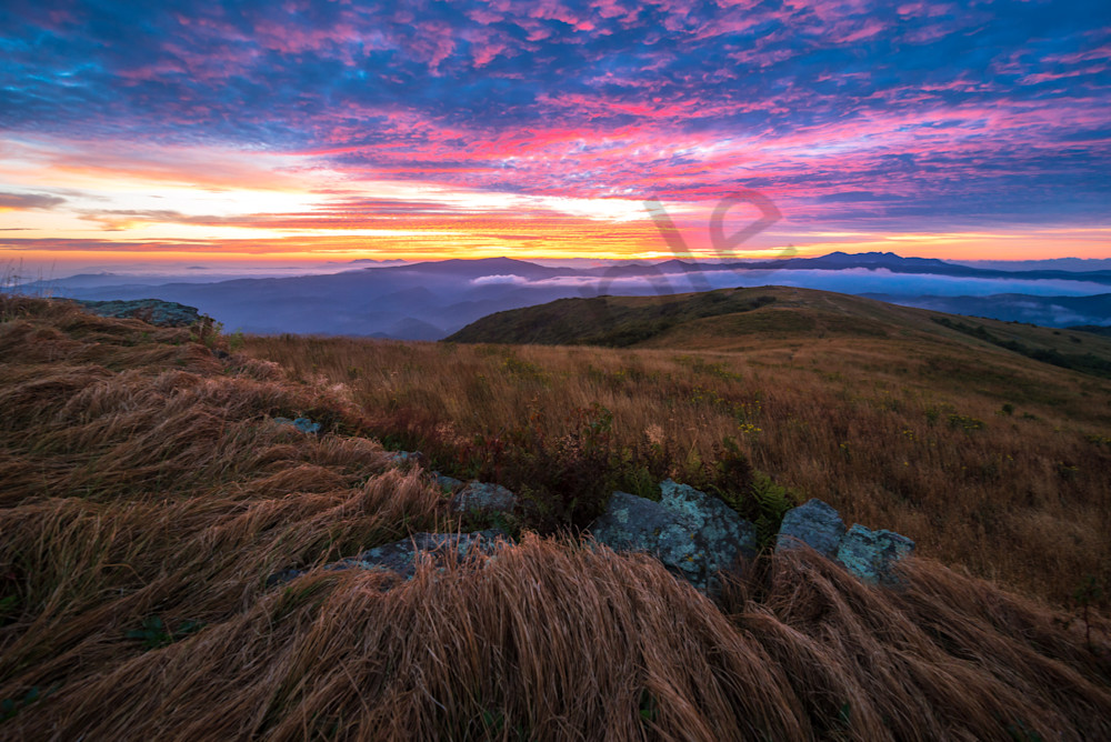 Appalachian Mountain Sunset Photograph for Sale as Fine Art Appalachian Mountain Sunset Photograph for Sale as Fine Art