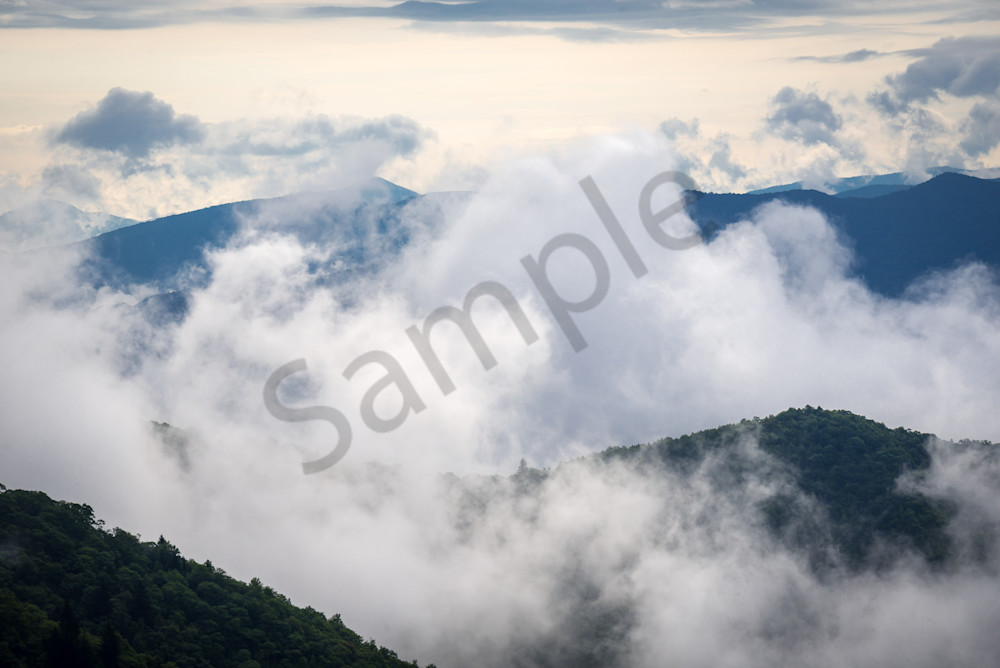 Fog in the Blue Ridge Mountains Photograph for Sale as Fine Art Fog in the Blue Ridge Mountains Photograph for Sale as Fine Art