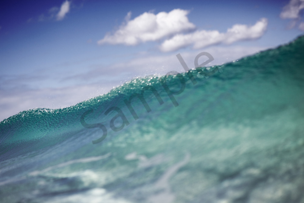 green line, waves photography