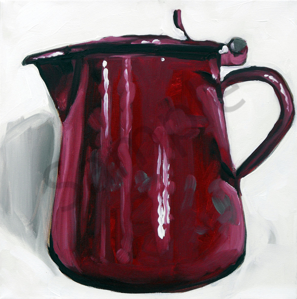 "Cherry Red Tin Pot" by Andrei  | Prophetics Gallery