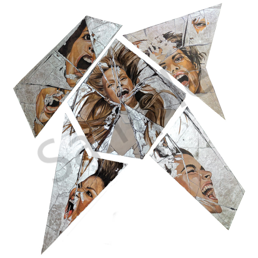 Designs by Teri | Teri Vereb Fine Art Paintings | Broken Mirror