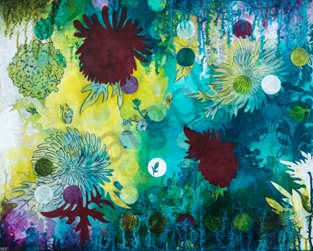 Dot Underwater Wildflowers, a fine art print by Heather Robinson Dot Underwater Wildflowers, a fine art print by Heather Robinson