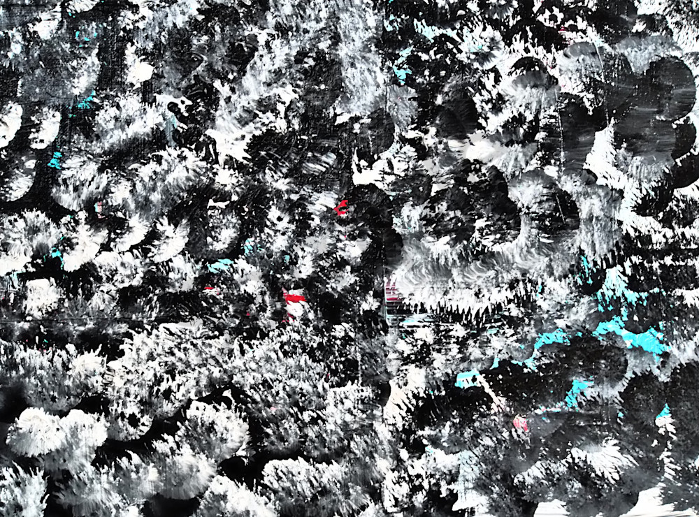 Stealth | painting | art | abstract | abstract art | fine art | black | white | Dewey | Dewey Mann | Dewey Mann Art | original | prints |