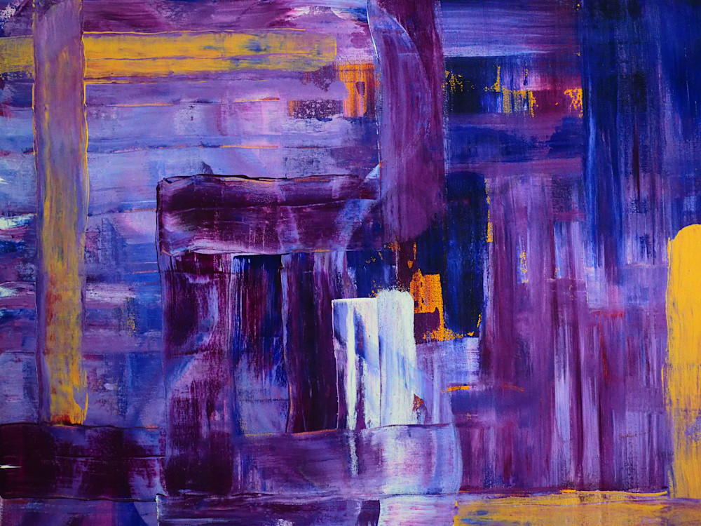 Depth of Purple | Painting | Art | Abstract Art | Acrylic | Dewey | Dewey Mann | Original | Purple | Dewey Mann Art | 