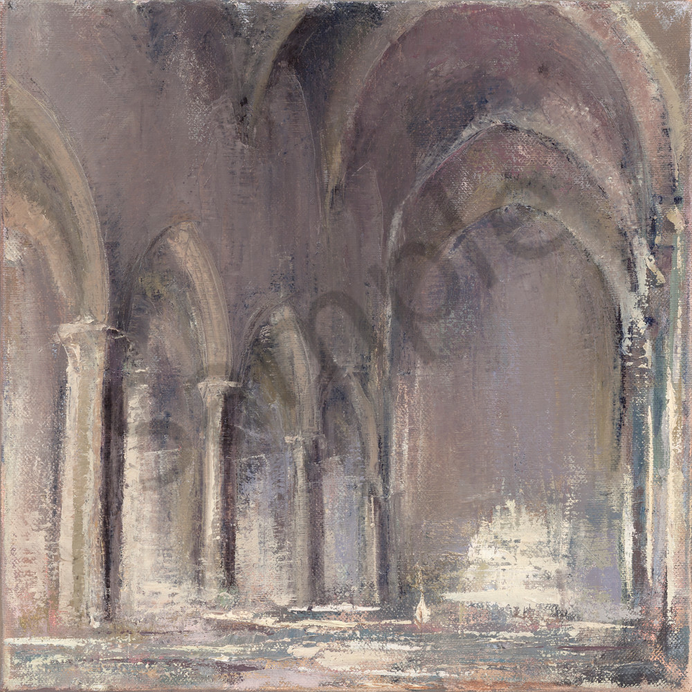 Square Sacred Architecture Painting