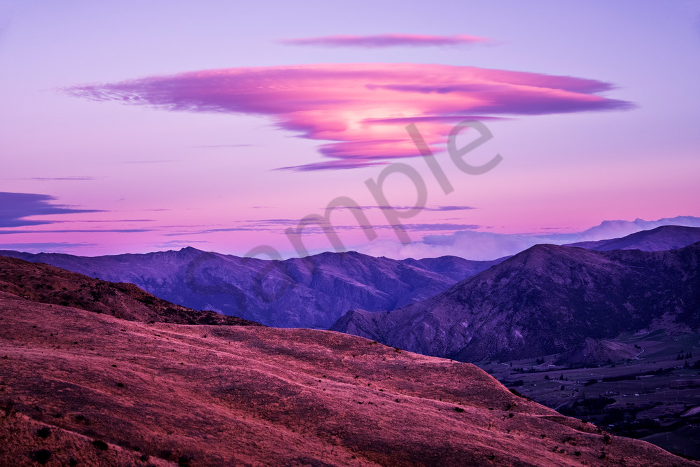 Alien Cloud At Sunset Photography Art | frednewmanphotography