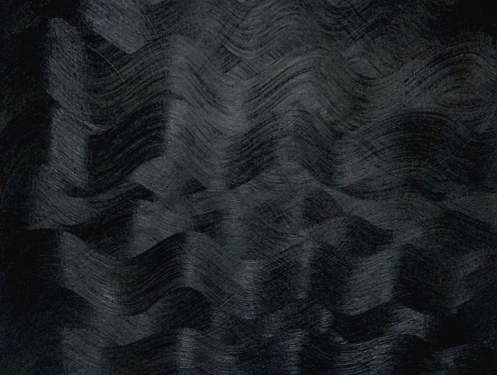 Black Wave | Dewey Mann | Art | Abstract Art | Fine Art | Dewey Mann Art | Black | Acrylic | Canvas | Modern | Painting | Prints | 