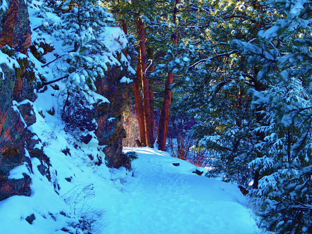Entrance to Wonderland | Dewey Mann | Photography | Landscape | Snow | Frozen | Dewey Mann Art | Outdoors | Nature |