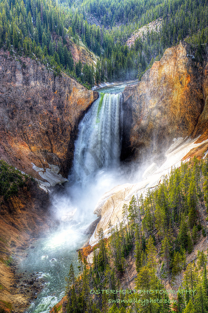 Yellowstone Falls Photography Art | Swan Valley Photo