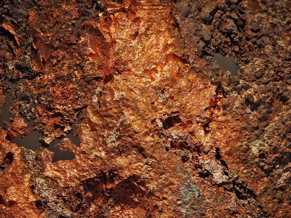 Raw Copper Abstract