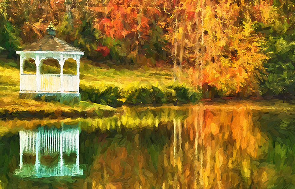"Gazebo On The Lake" Art | Digital Arts Studio / Fine Art Marketplace