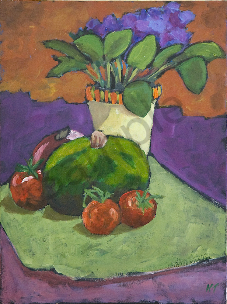 Still Life, Green Gourd Art | Keith Thirgood