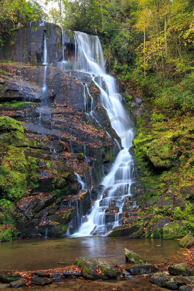 Waterfall Wall Art: Long and Lovely Eastatoe Falls