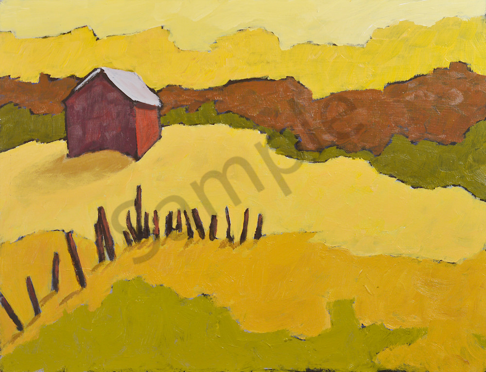 Lone Barn In Golden Fields Art | Keith Thirgood Lone Barn In Golden Fields Art | Keith Thirgood
